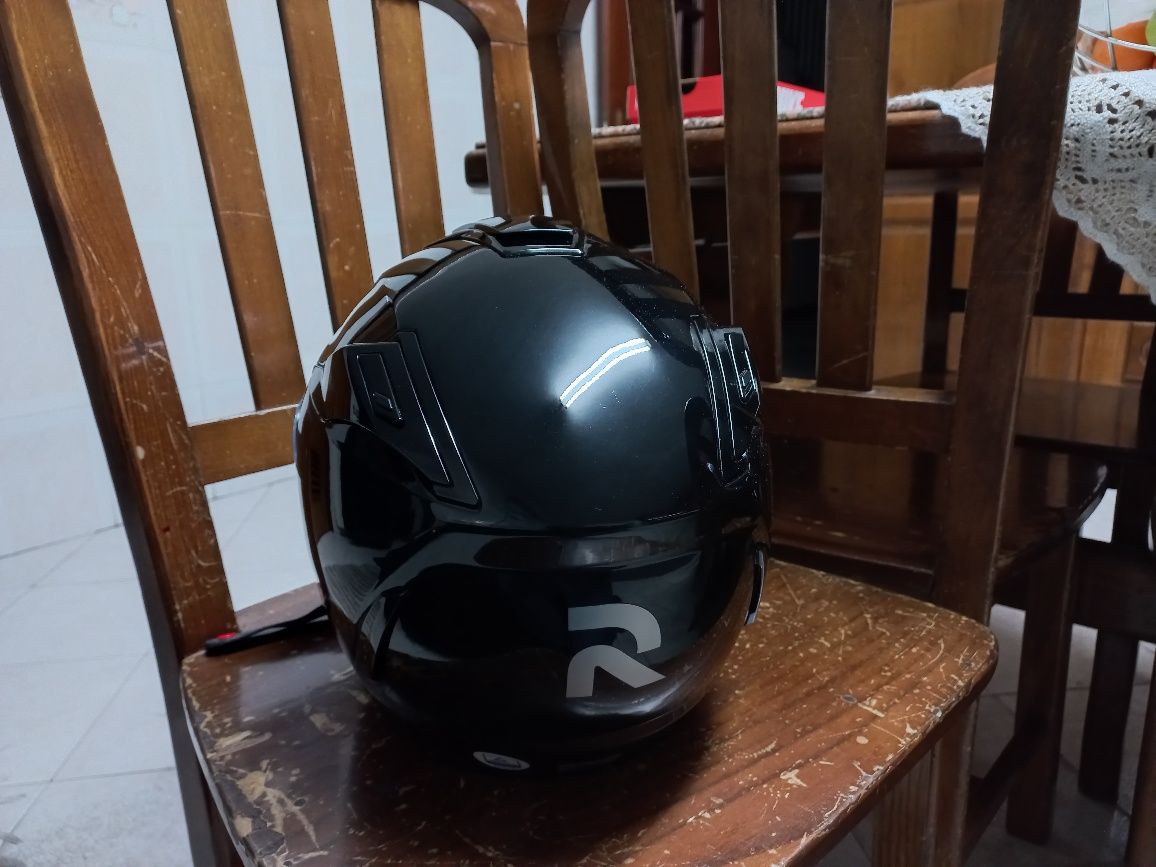 Capacete Hjc rpha 70 preto brilhante tamanho s