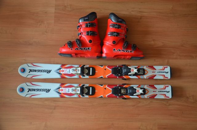 Narty Rossignol 93cm + Buty LANGE 21,5cm