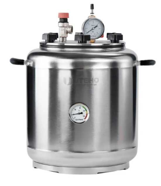 Газовий автоклав з нержавійки на 16 банок! + ГАРАНТІЯ + ПОДАРУНОК!