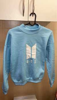 BTS blue sweatshirt/ Niebieska bluza BTS