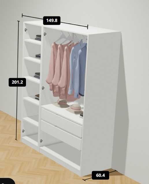 Roupeiro Branco 3 portas