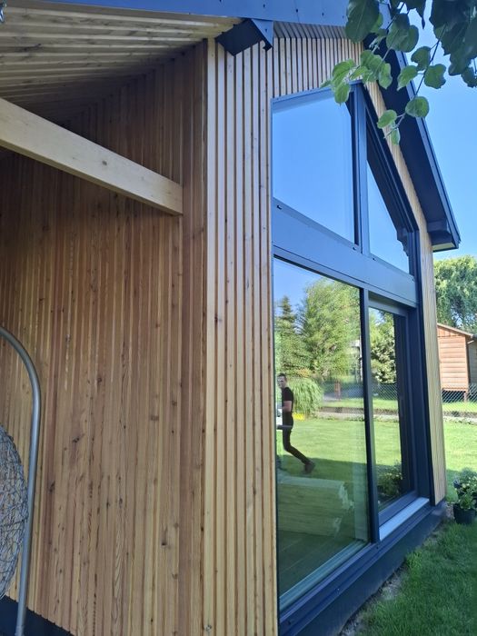 Deska elewacyjna romb duo / rhombo świerk,  modrzew PRODUCENT