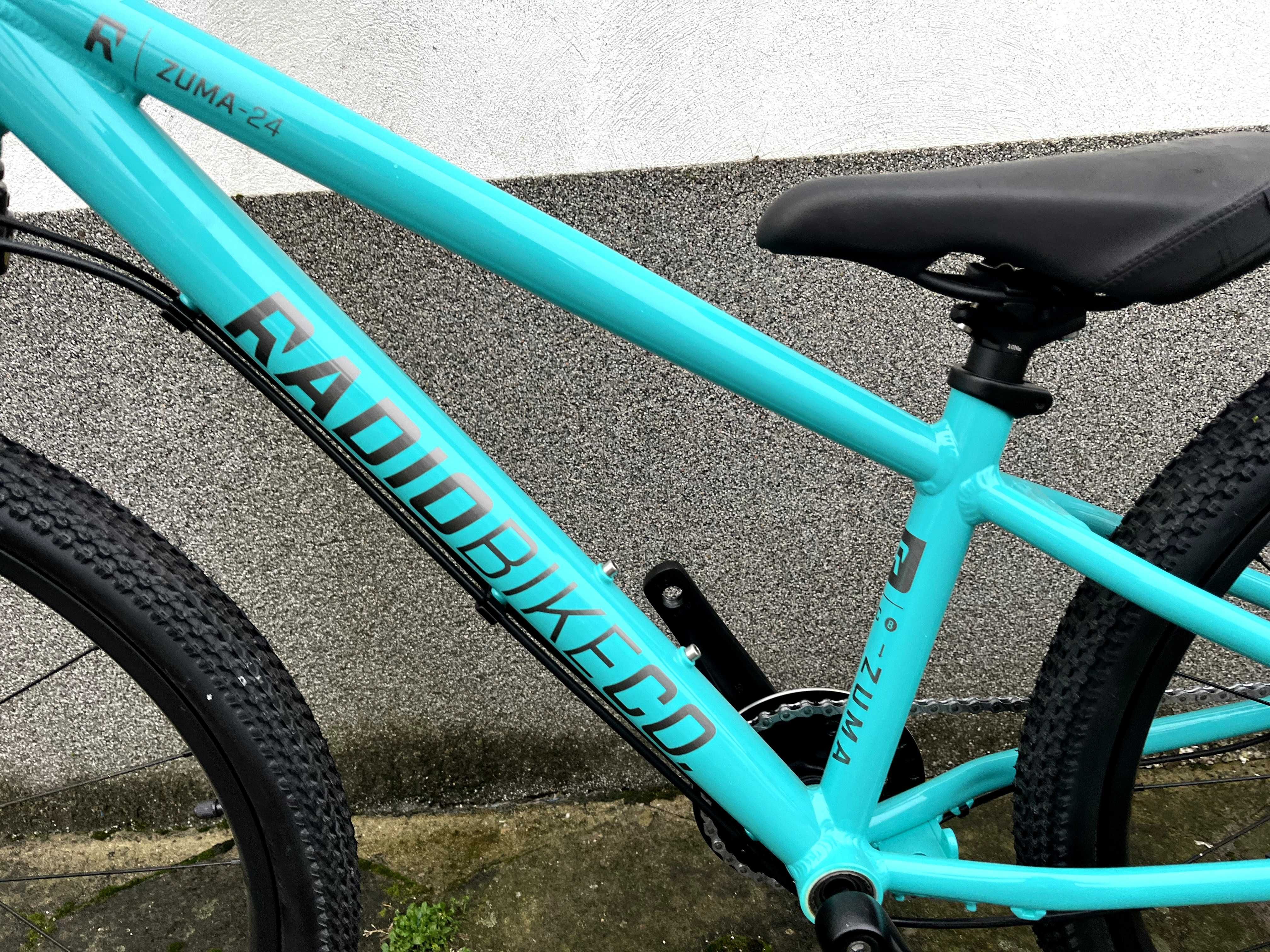 Rower dziecięcy Radiobikes Zuma 24 amortyzowany widelec