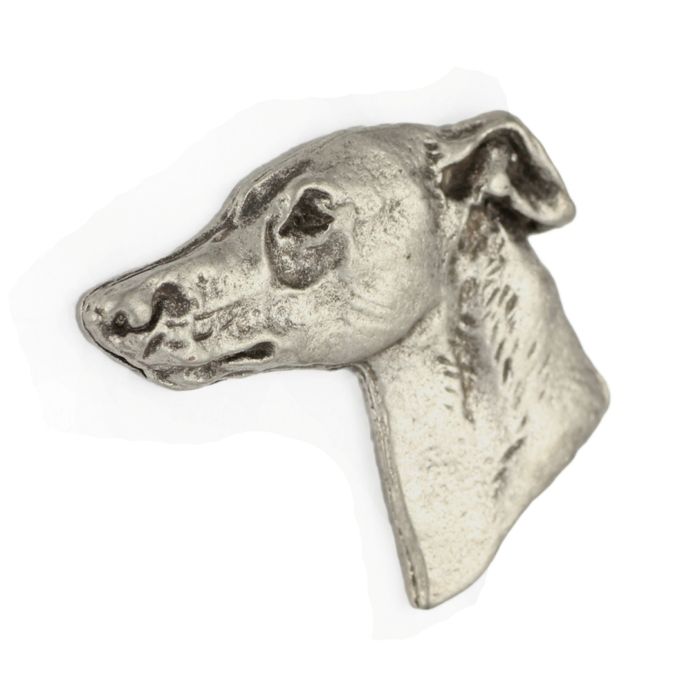 Whippet pin posrebrzony Art-Dog
