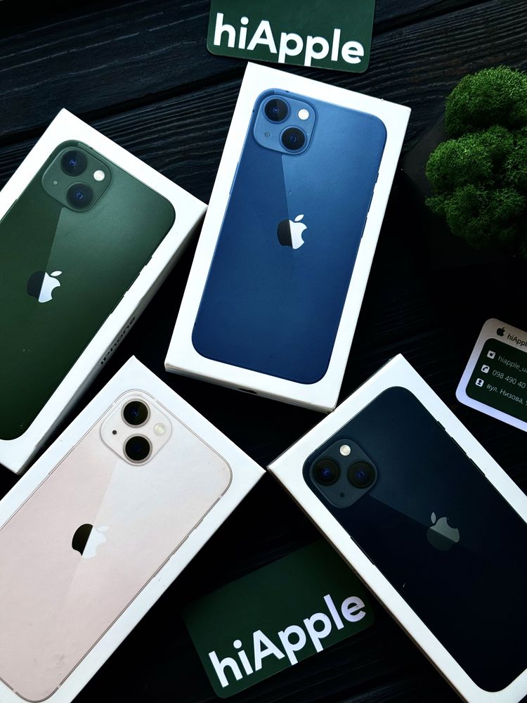 NEW iPhone 13 128 Starlight, Midnight, Green, Pink, Blue 500$
