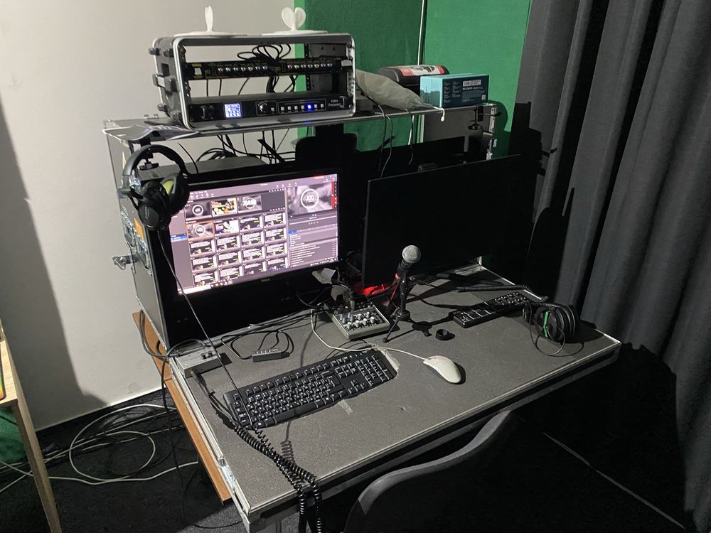 Переносна станція для прямих ефірів Кейс рек rack case