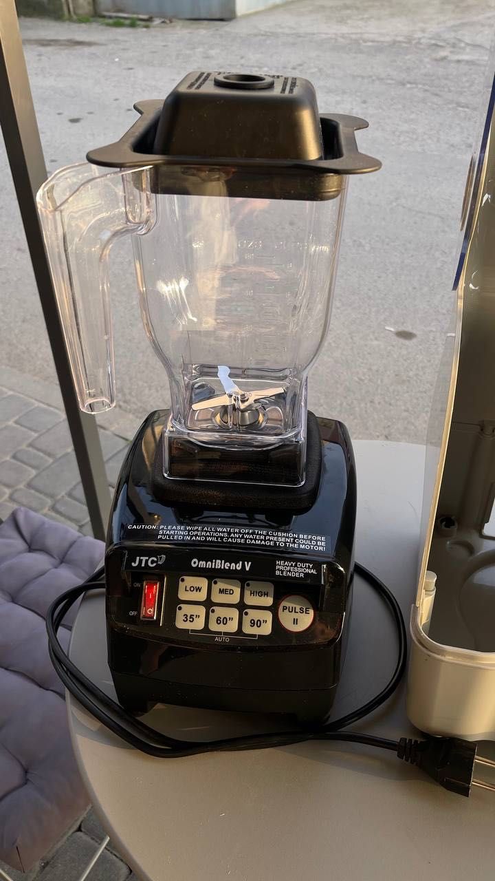 Блендер професійний JTC OmniBlend V TM-800АТ, нова чаша, чорний