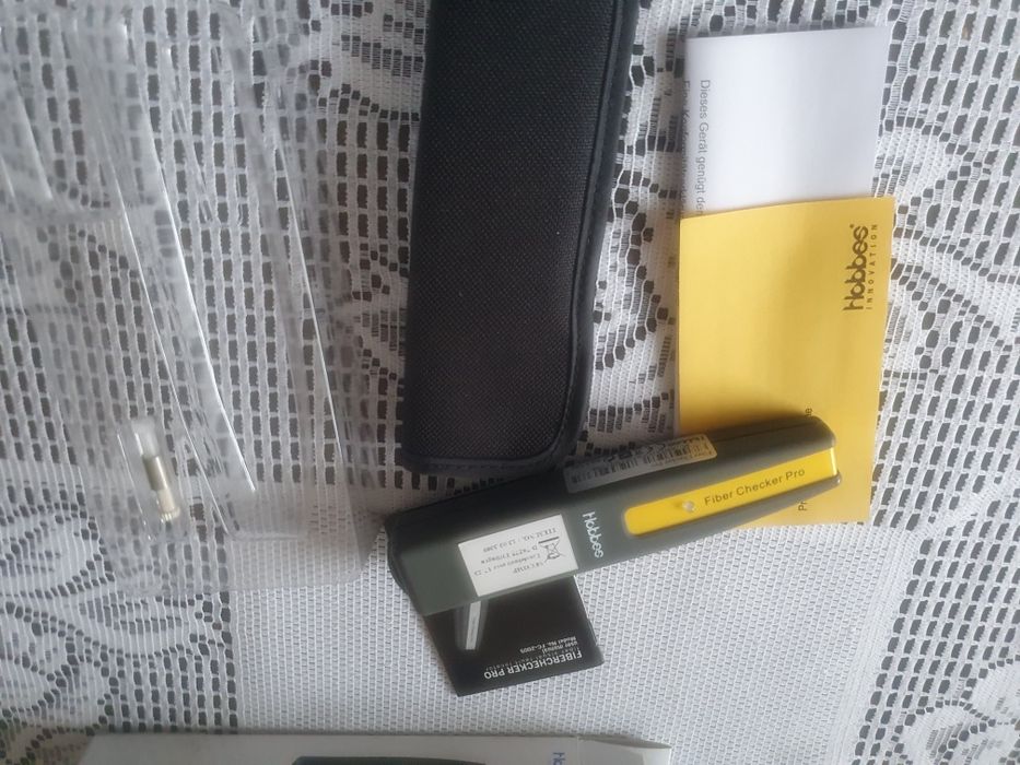 Triton Przenośna laserowa sprawdzarka włókien HOBBES Pro z adapterem 1