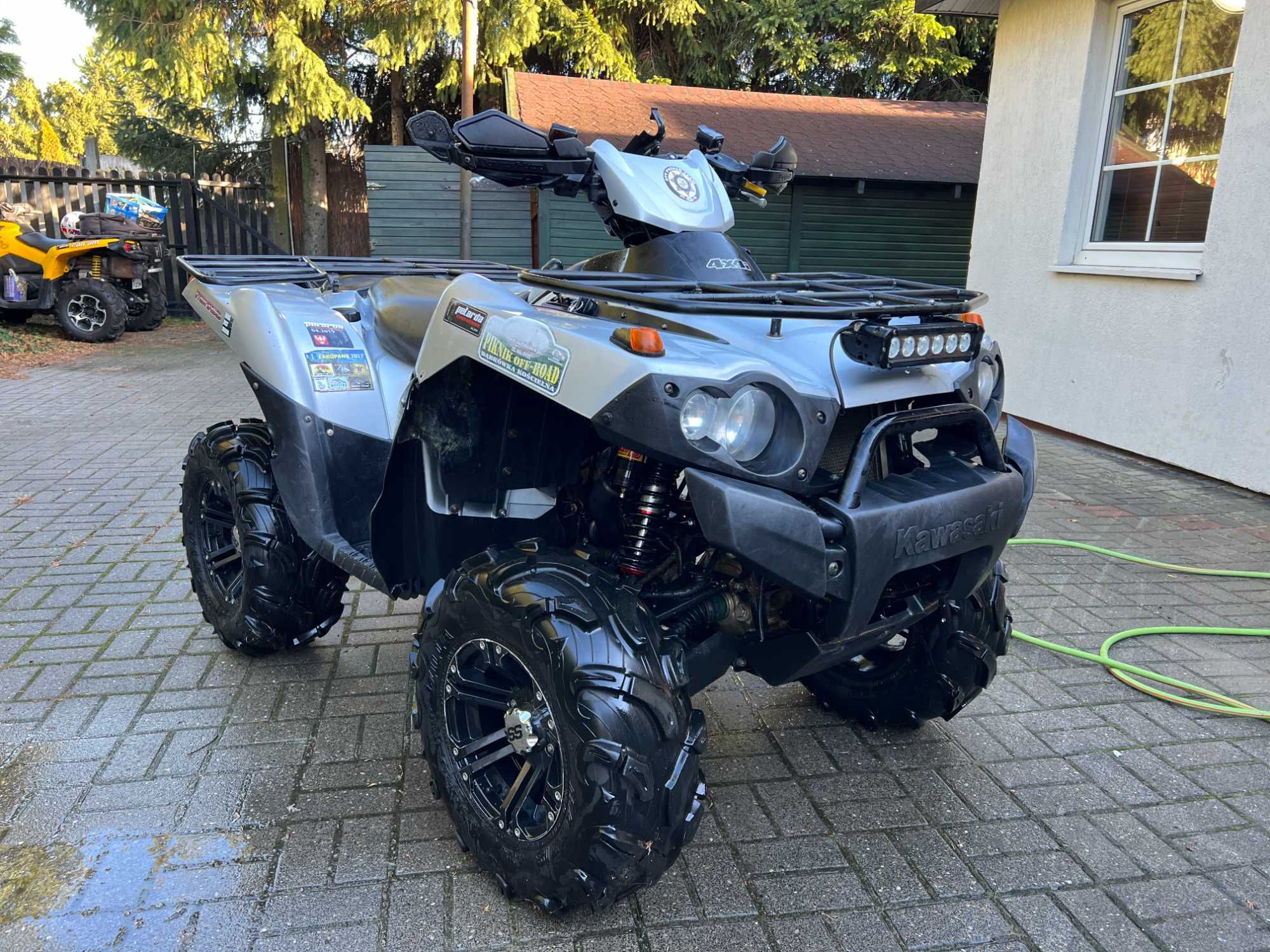 Kawasaki Brute Force, zawieszenie ELKA, po remoncie