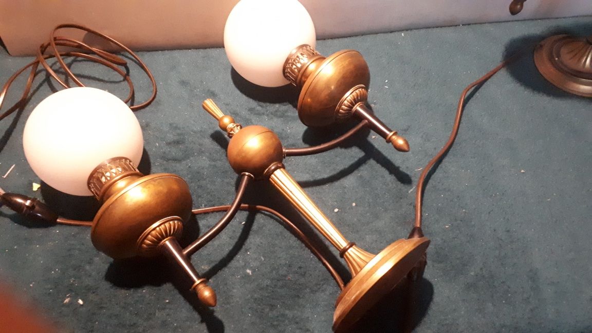 Art Deco piękna lampa lampy 2 sztuki Galeria Sztuki A.Sz