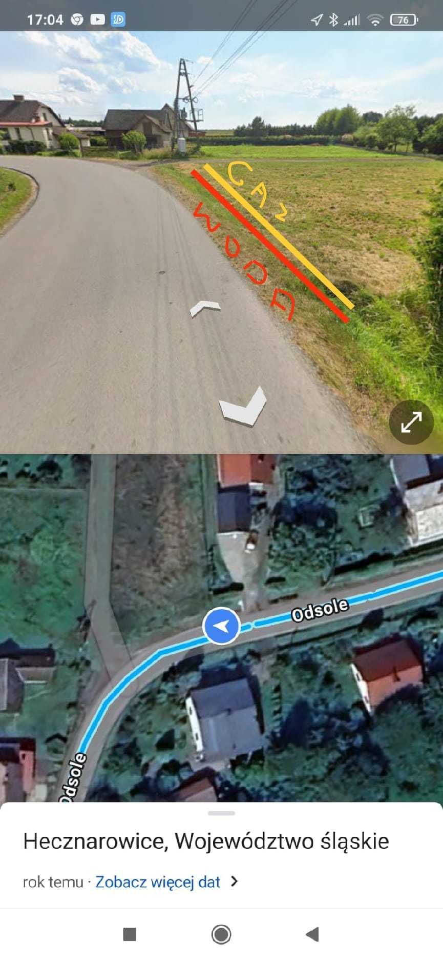 Sprzedam ładną działkę budowlaną w Hecznarowice możliwość Bliźniaka, S