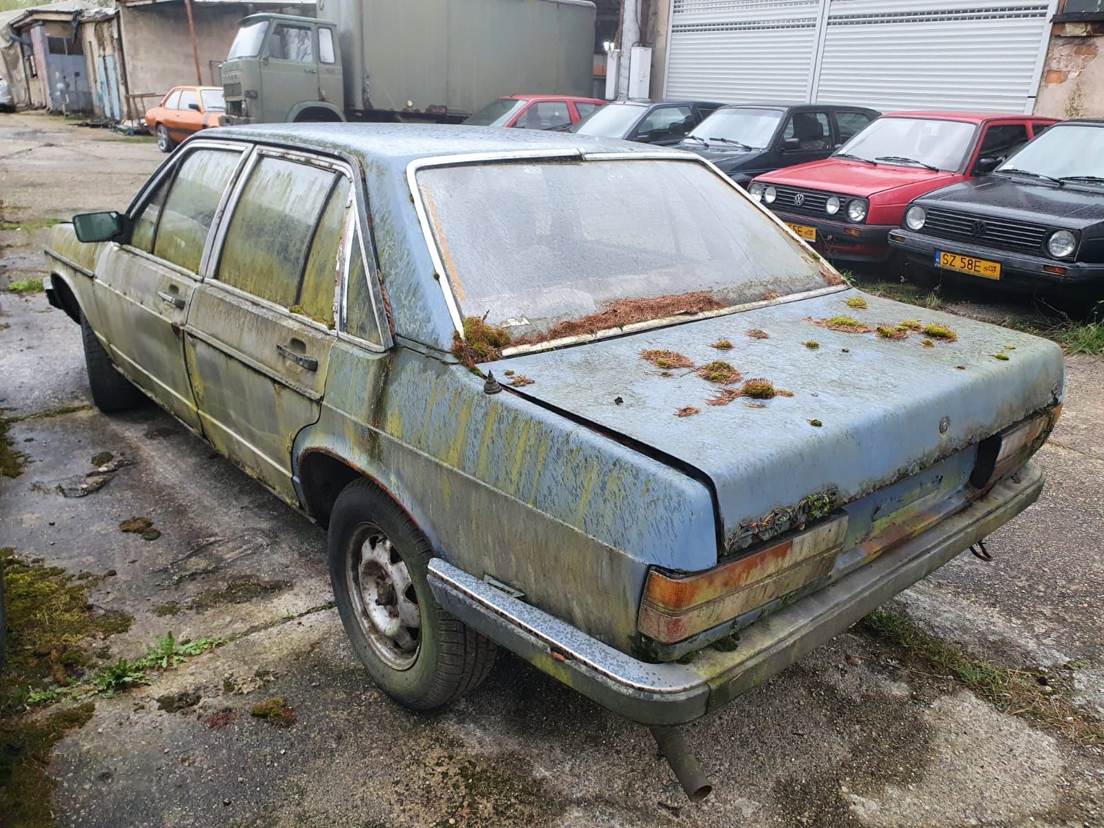 AUDI 100 C2 NSU 1981 do renowacji lub na części kompletna dokumentacja