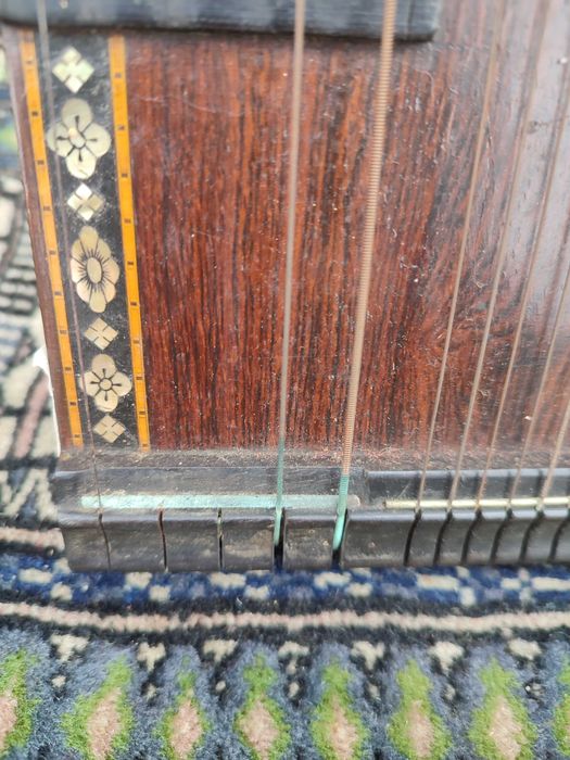 Cytra - Stary ciekawy instrument - Masa perłowa -