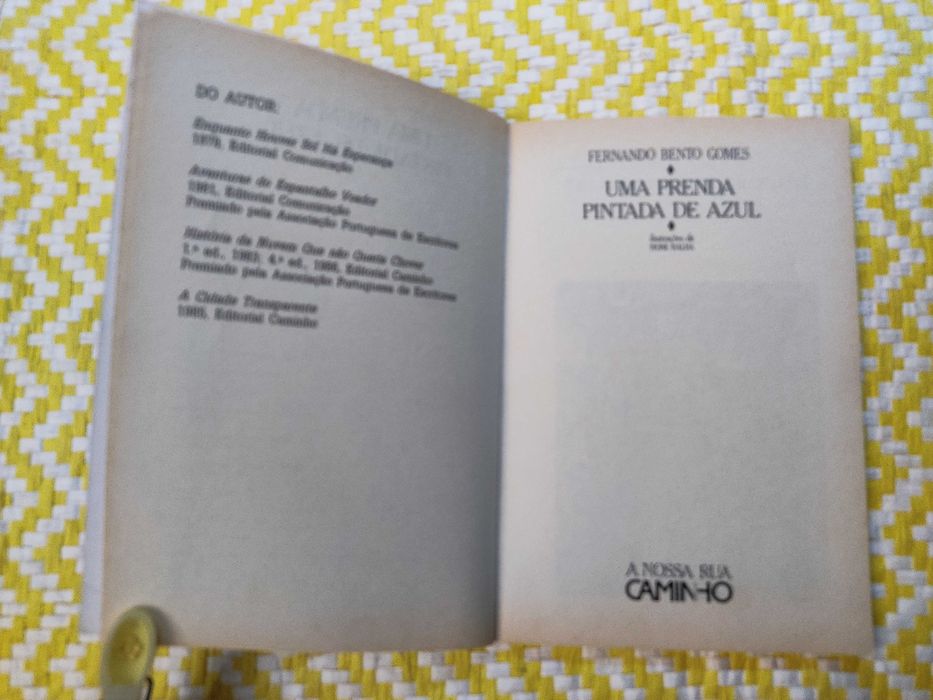 UMA PRENDA PINTADA DE AZUL – 
Fernando Bento Gomes