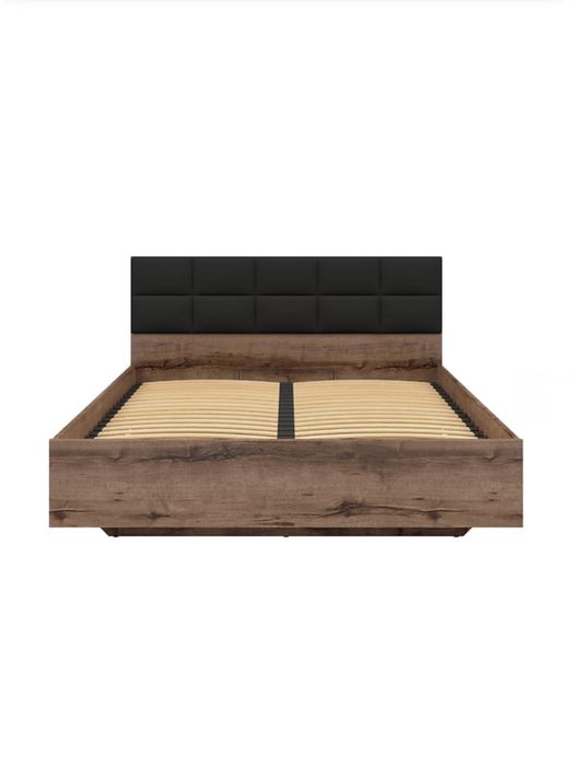 Łóżko Kassel B1 160x200 ze stelażem i pojemnikiem dąb