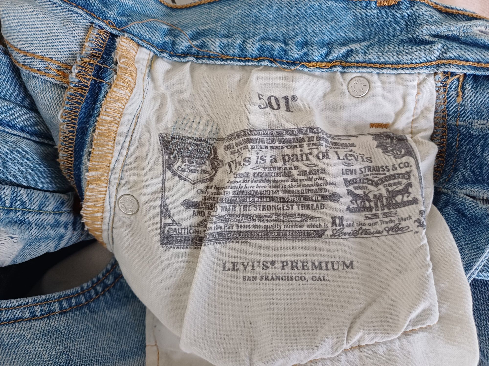 Levis 501 Jak nowe Spodnie damskie xxs