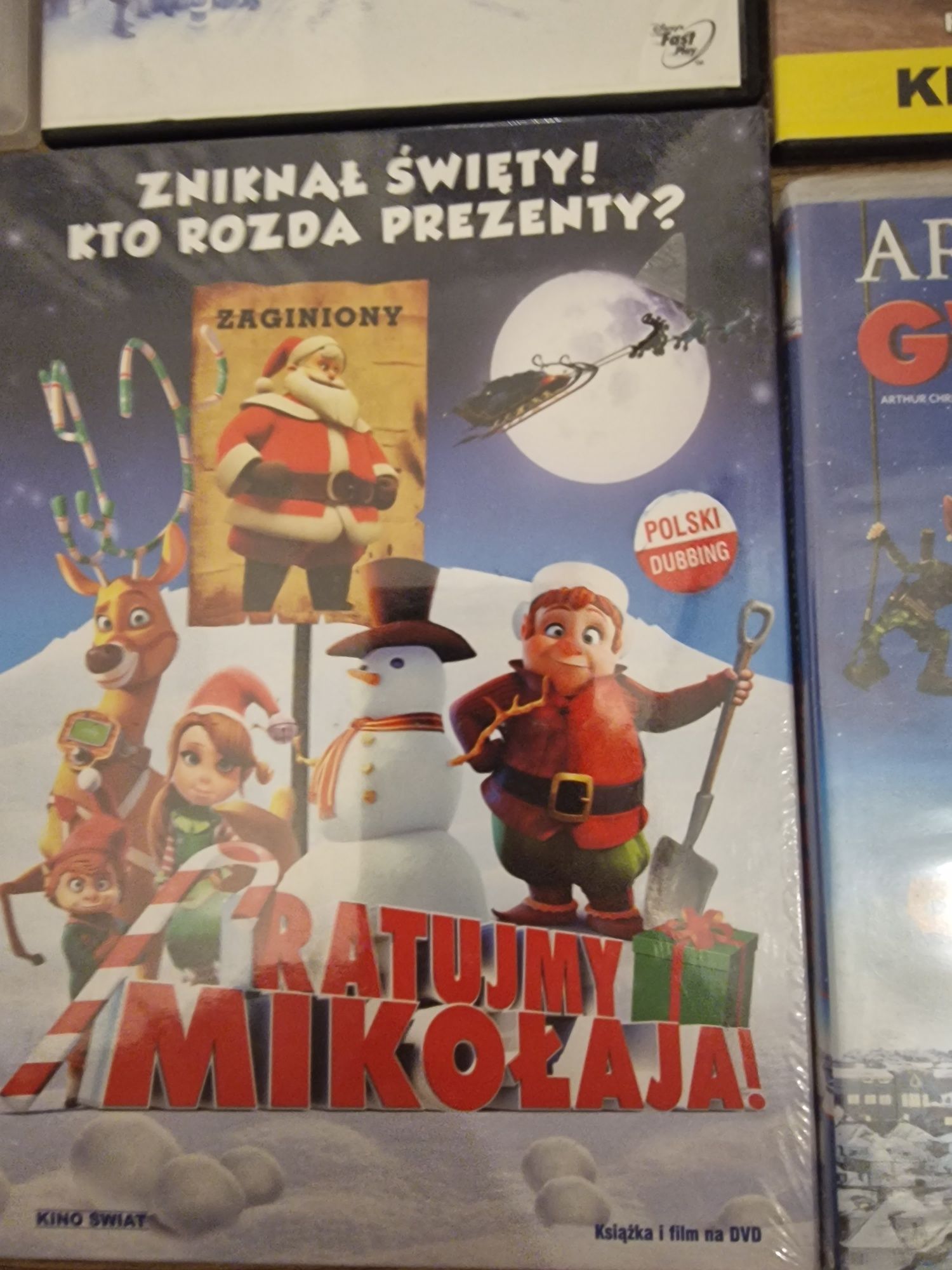 Zestaw 11 bajek i filmów świątecznych Grinch, Artur, wigilijna opowies