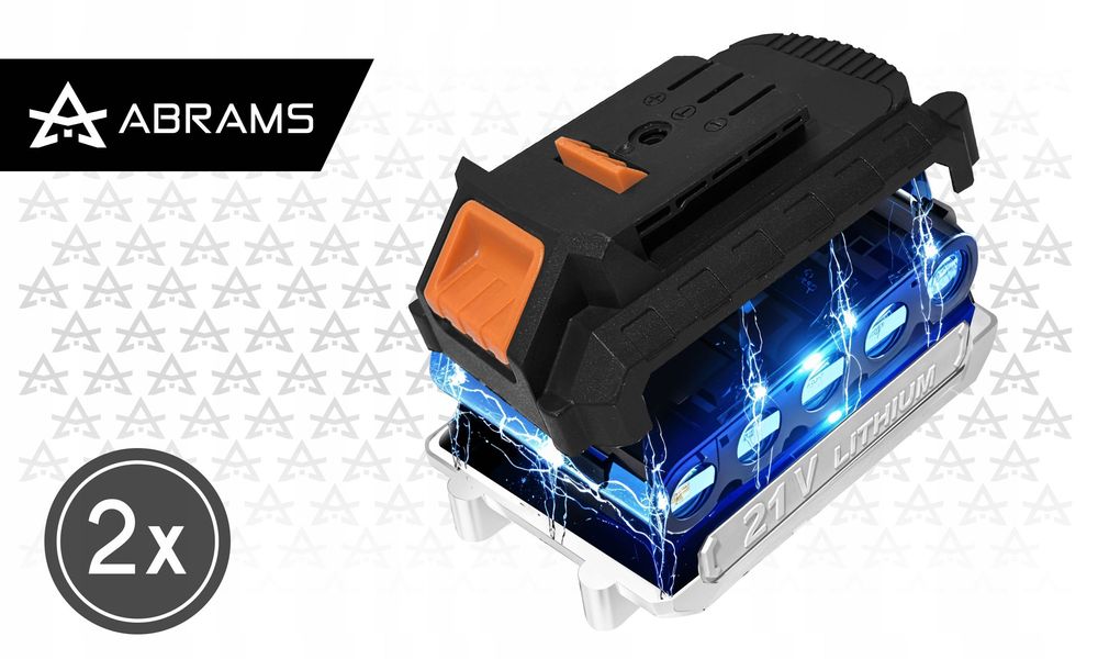 Wiertarko Wkrętarka Akumulatorowa Udarowa Bezszczotkowa 2xaku21v Mocna