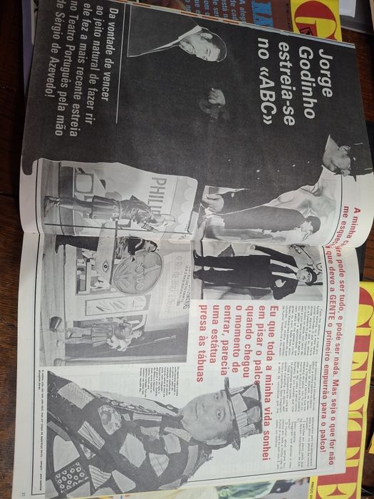 Revistas gente com Parque Mayer teatro revista