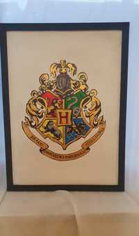 Quadro Harry Potter - Hogwarts Feito à mão