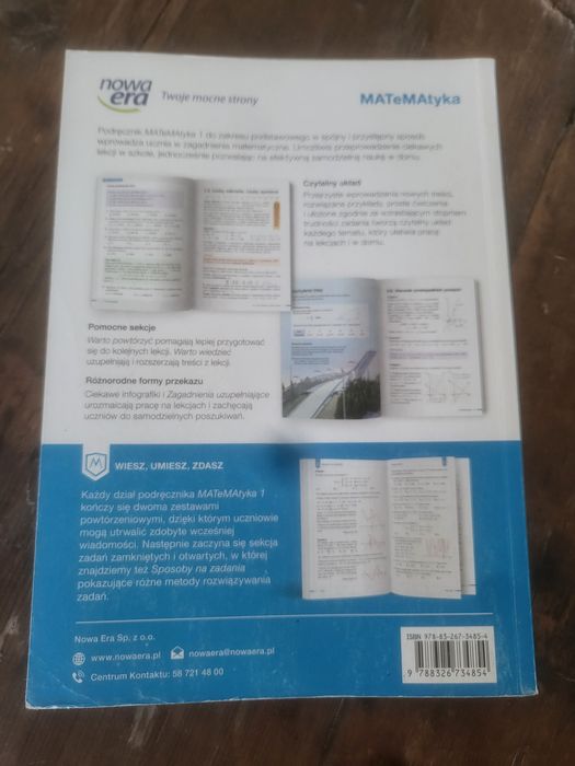 Podręcznik do matematyki MATeMAtyka 1