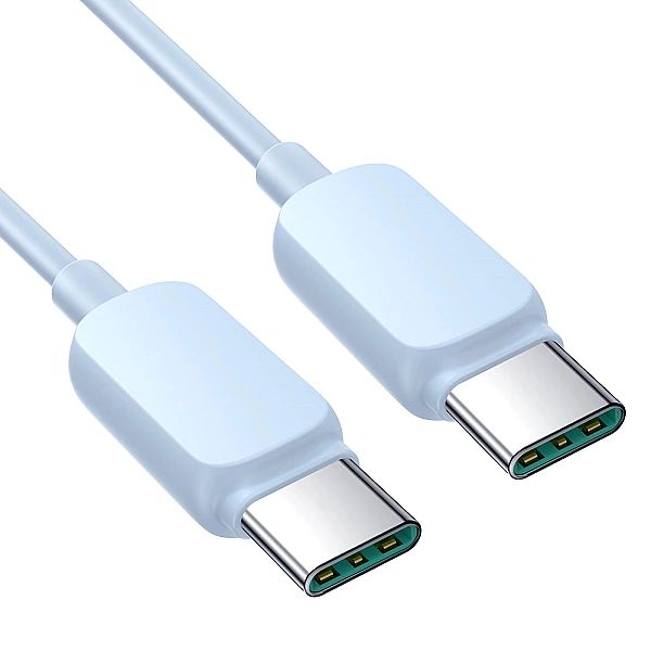 Kabel Joyroom S-CC100A14 USB-C - USB-C 100W 480Mb/s 1,2m - niebieski