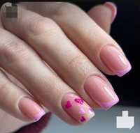Ręcznie malowane paznokcie press on nails