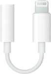 outlet przejściówka lightning - mini jack 3, 5 mm apple biała