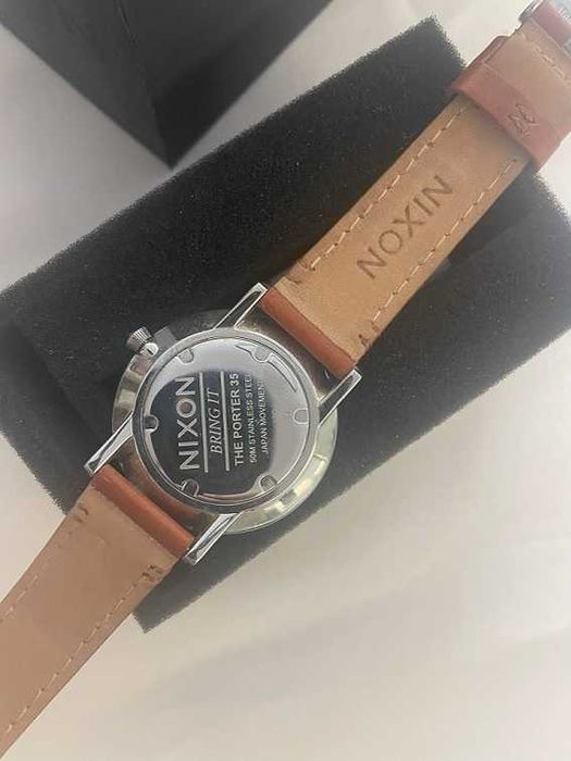 Relogio Nixon Porter Leather