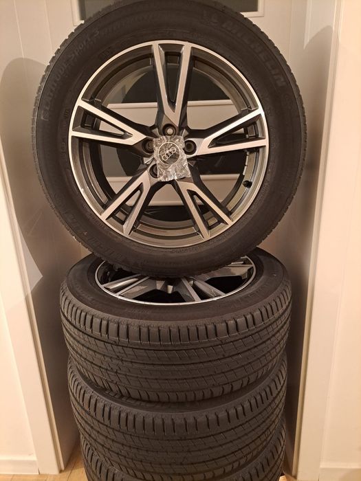 Felgi Koła Audi 19 Q5 SQ5 80A ET39 8J 5x112 NOWE 235/55 MICHELIN 2024r