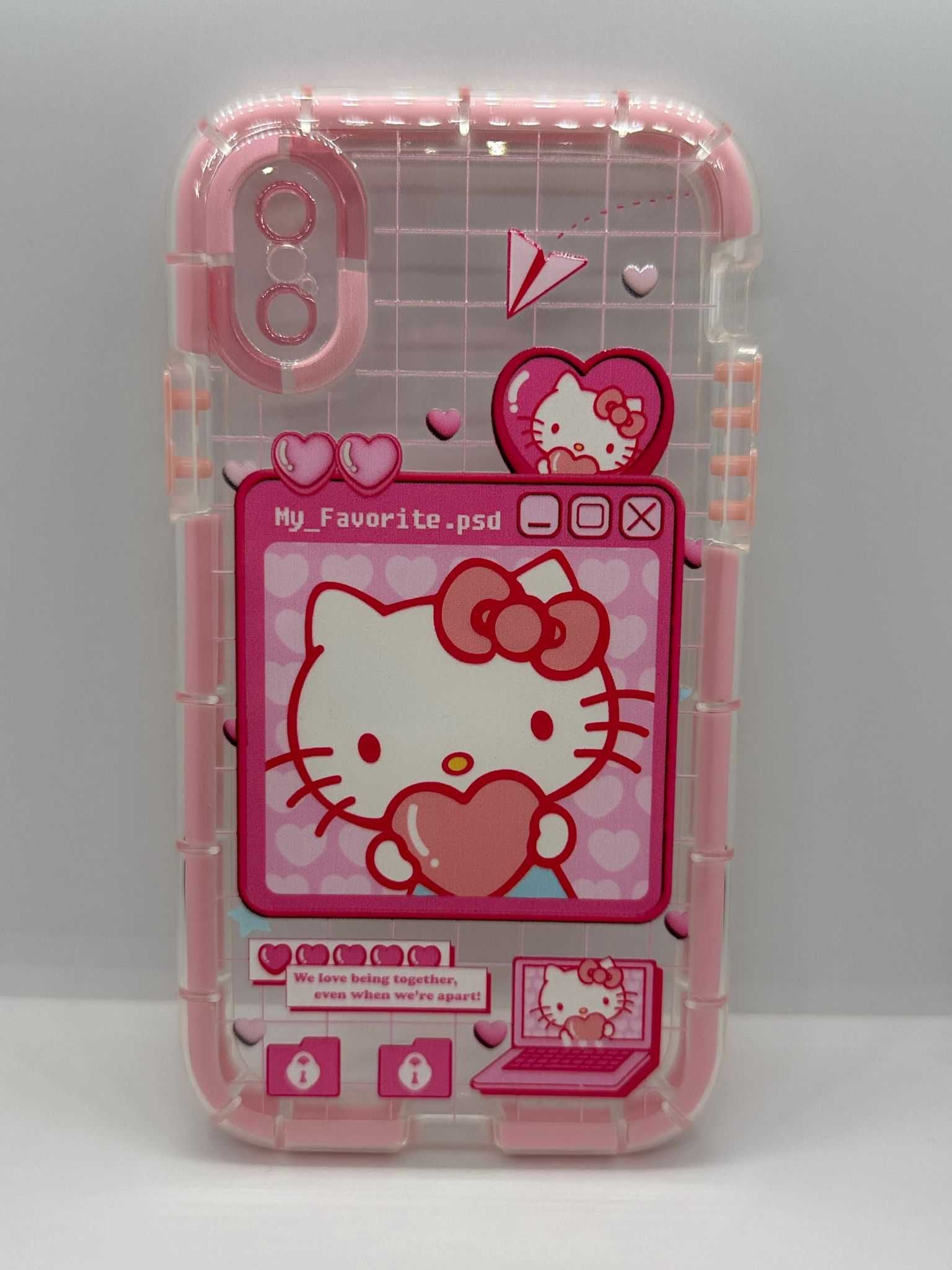 Obudowa do telefonu Etui Case Iphone X/XS Hello Kitty Różowe kod 235