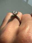 OKAZJA! Nowy pierścionek z brylantem 1 CARAT,naturalny diament, złoto