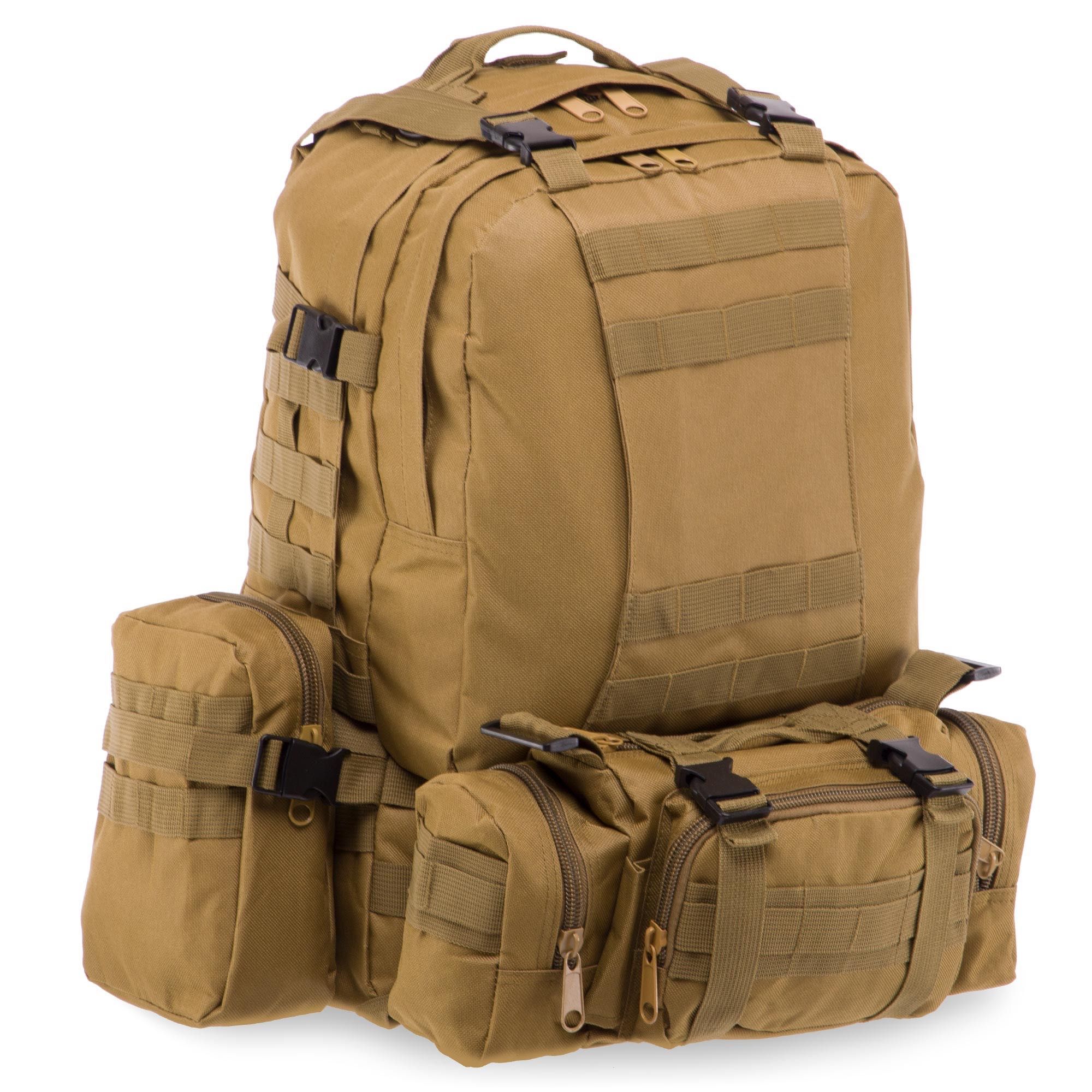 Рюкзак тактический с подсумками Tactical 7100 размер 53х32х16см 60л