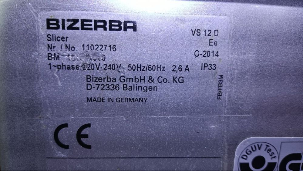 Слайсер Bizerba VS 12 D