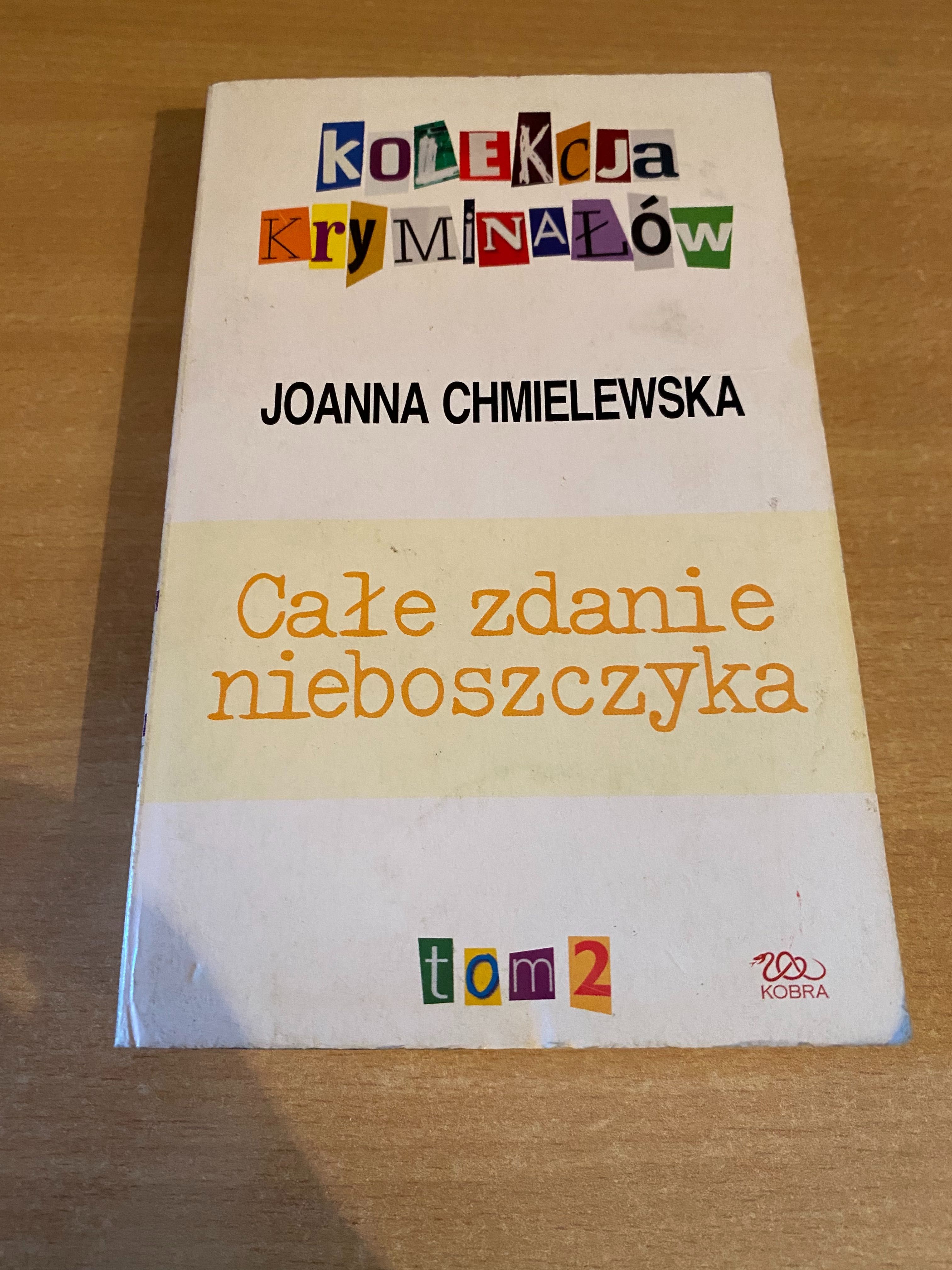 Joanna Chmielewska Kolekcja Kryminałów KOBRA [tom: 2 i 16]