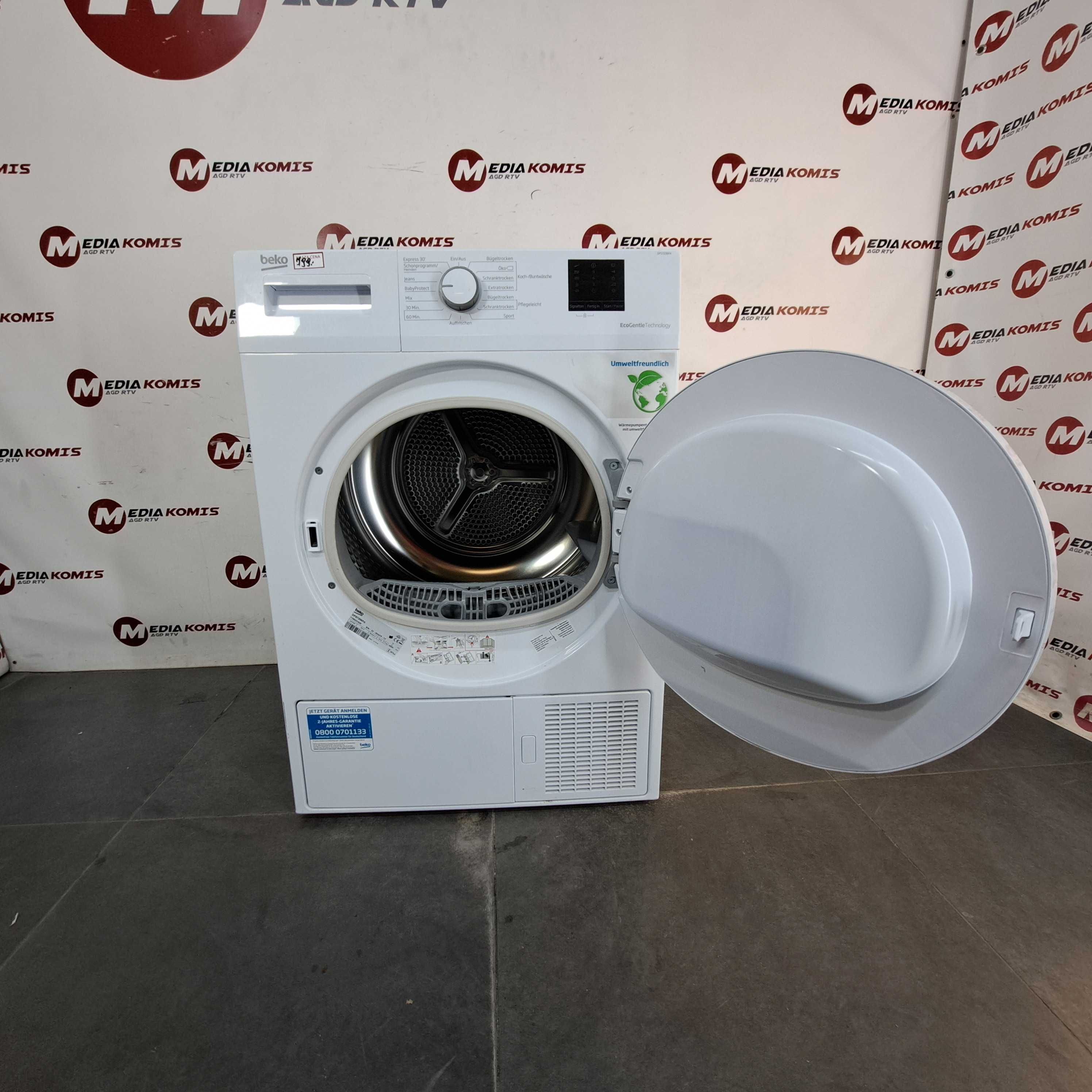Suszarka Beko DPS7206PA [12m-cy gwar] A++/7kg/pompa ciepła/56,8 cm gł