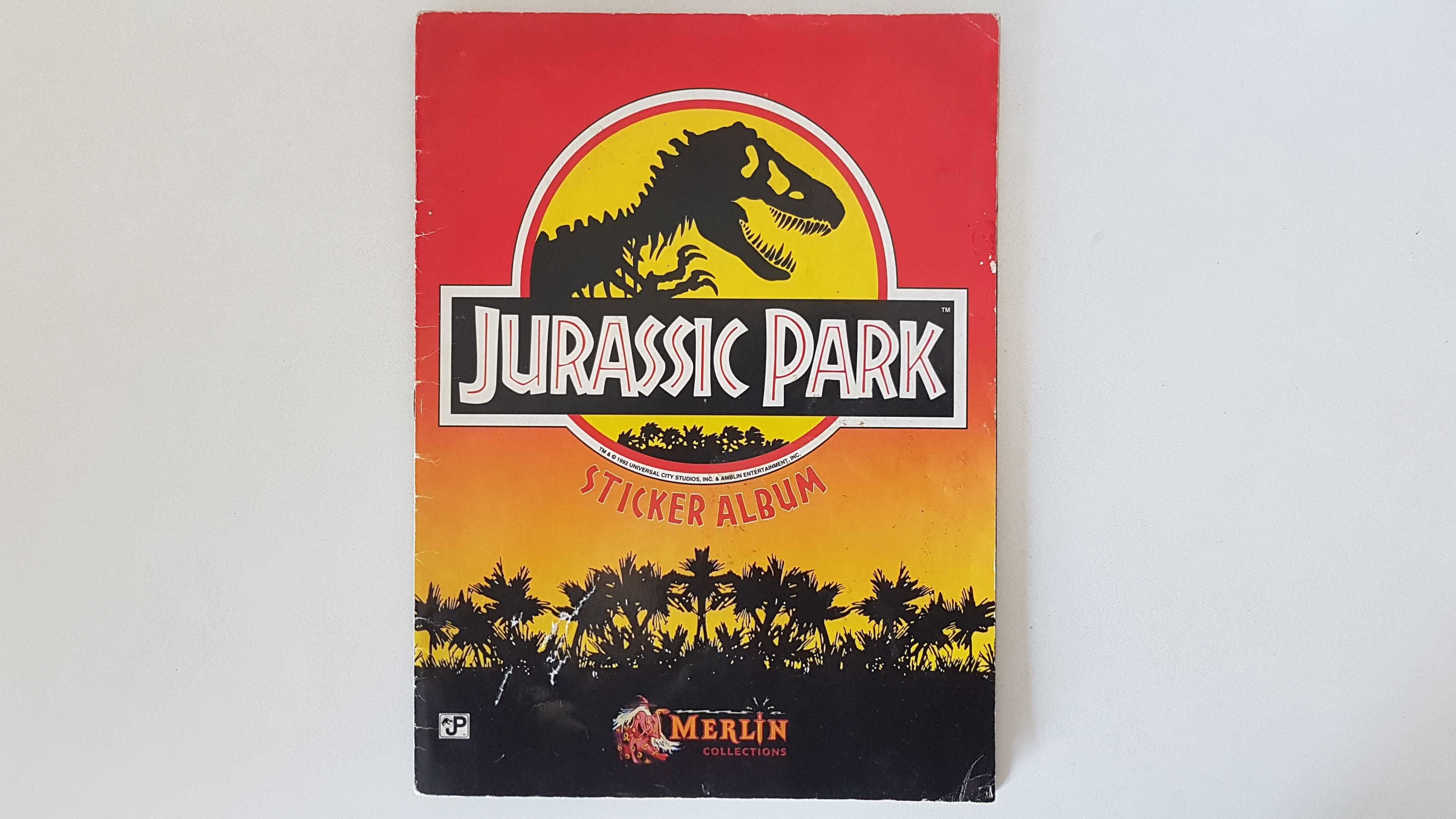 Jurassic Park Caderneta | Merlin| Faltam 39 |Steven Spielberg 1993