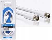 Philips Przewód koncentryczny antenowy PAL SWV2516W/10 1,5m