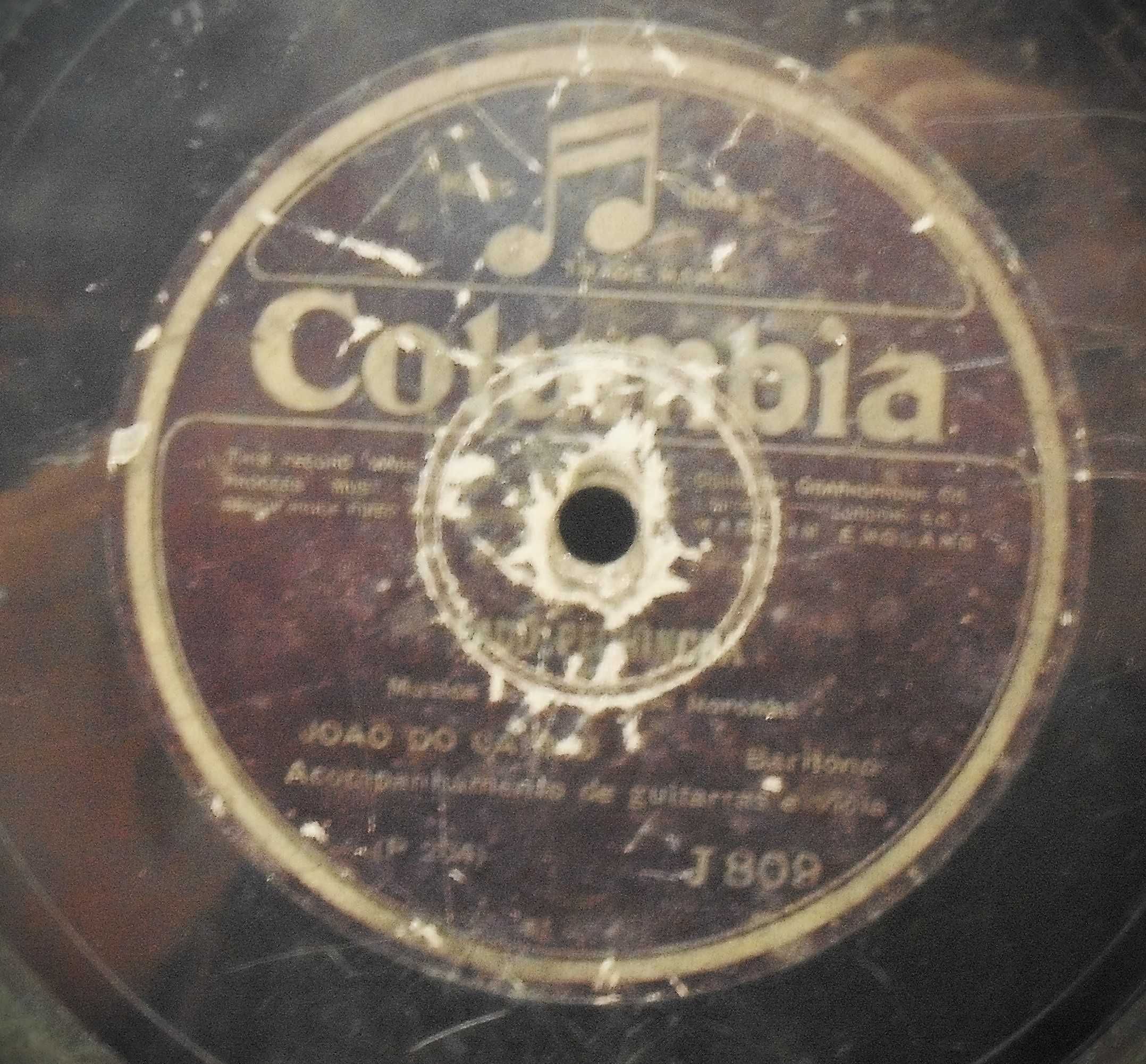 João do Carmo Noronha - Fado Pechincha - disco de 78 RPM antigo 1927
