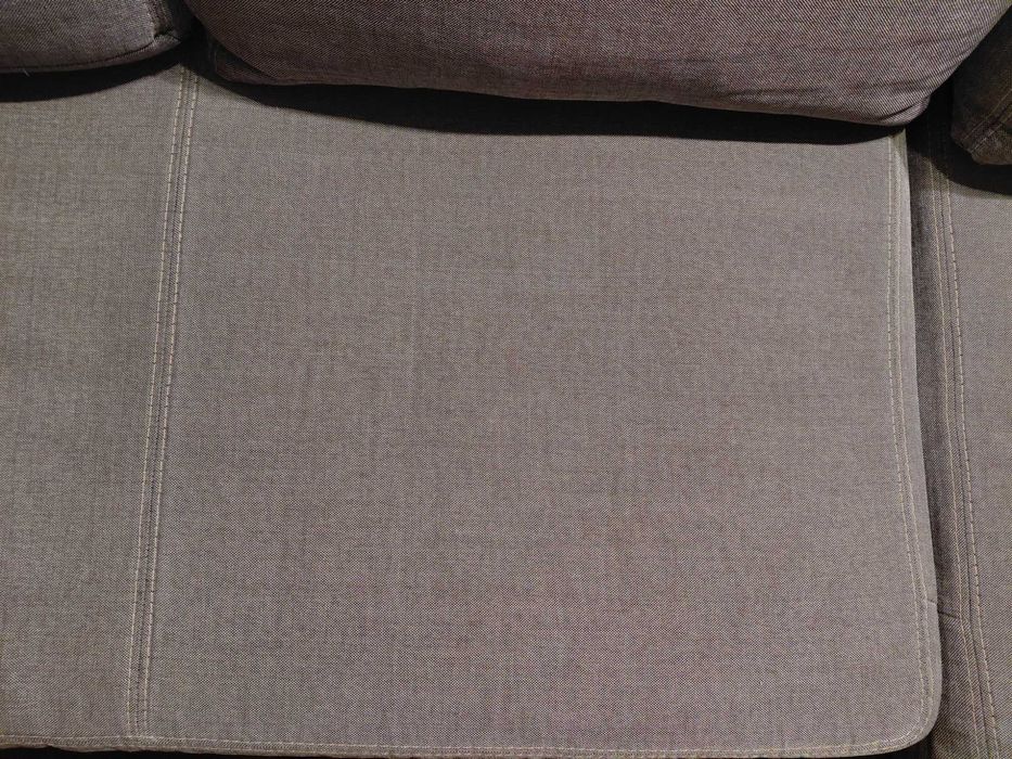 Sofa kanapa szara melanż narożnik z funkcją spania rozkładany