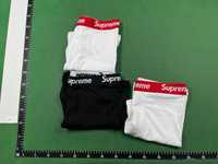 3x Bokserki Supreme (2x white, 1x black)