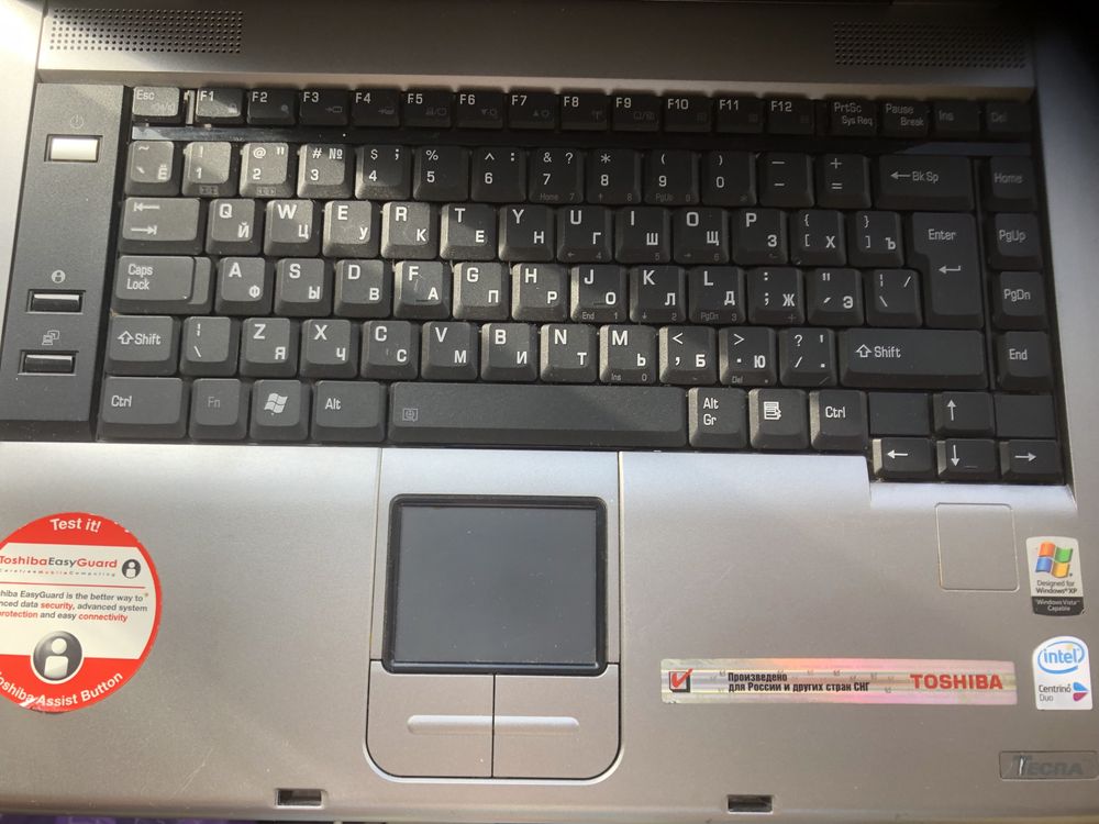 Ноутбук Toshiba Tecra A8 (Core2 Duo T5500 (1,66Ghz)/512Mb/80Gb/DVD)