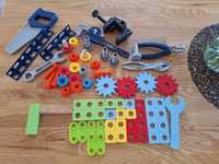 Narzędzia plastikowe, drewniane śrubki dla dzieci zabawki