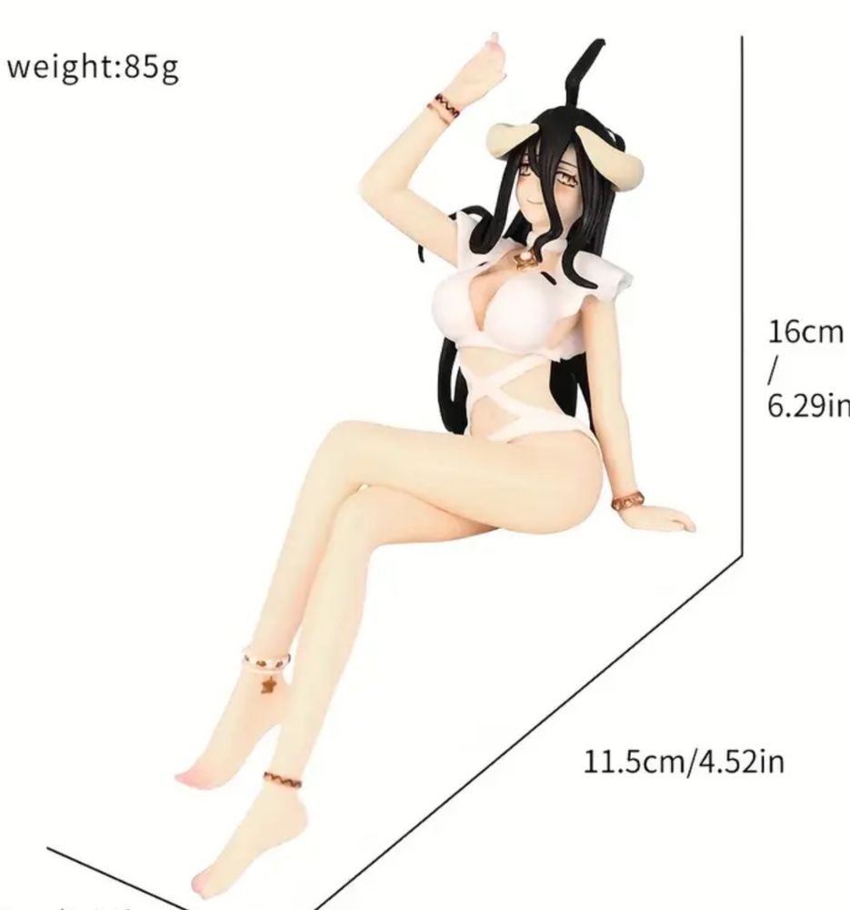 аніме фігурка «Overlord Noodle Stopper Figure Albedo Swimsuit Ver.»