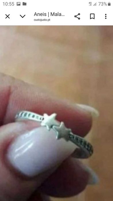 Anel duas estrelas