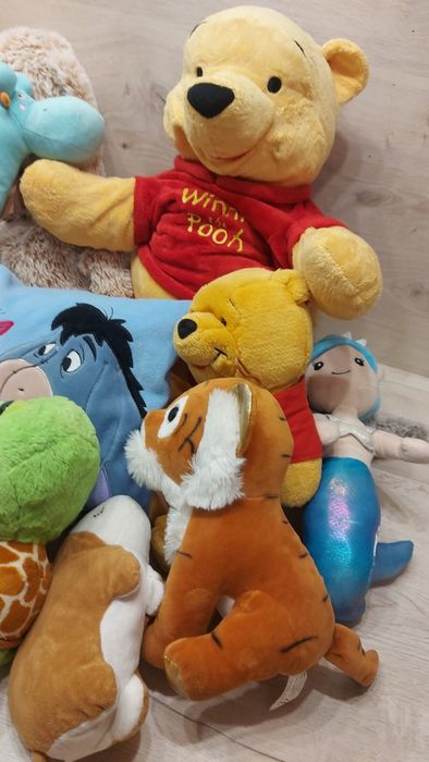 Maskotka PROMOCJA Kubuś Puchatek zestaw (70)4kg pluszak mix 23szt