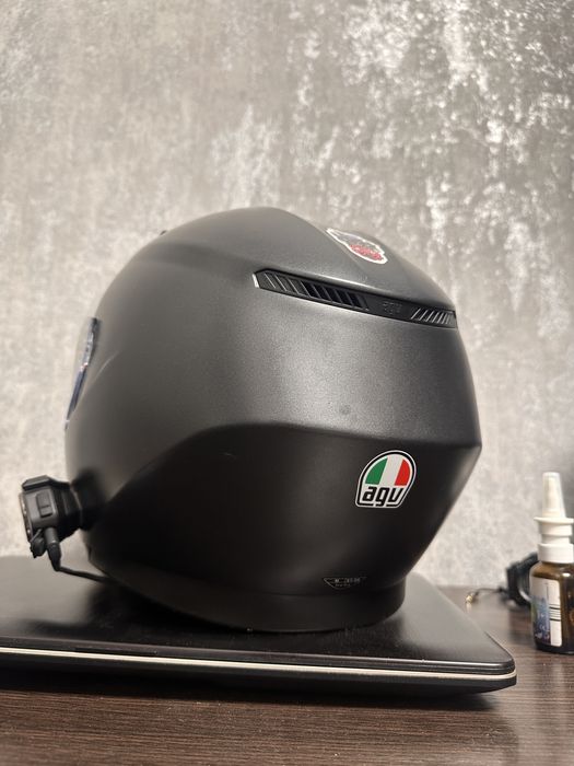 Продам шолом AGV k3 Black matt з PINLOCK| Розмір М з гарнітурою та віз