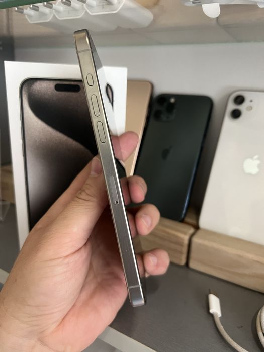  iPhone 15 Pro Max 256gb Natural Titanium Neverlock Ідеальний стан
