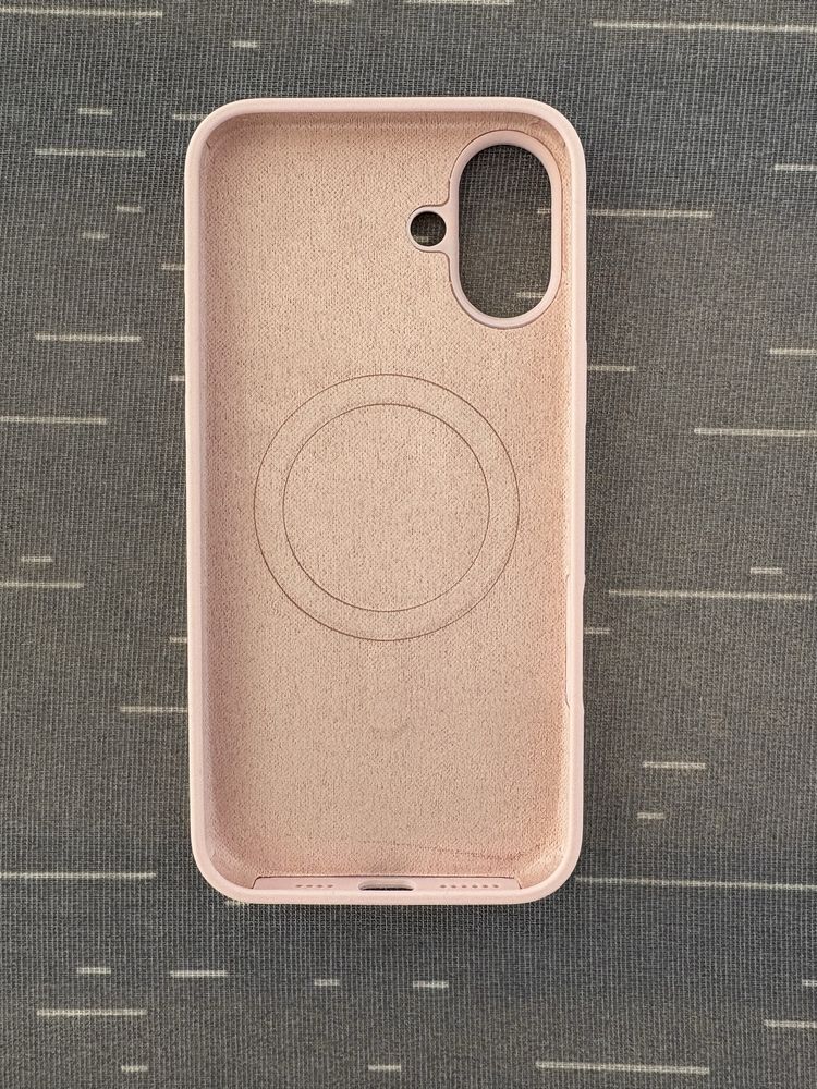 Różowy case etui MagSafe do iPhone 16 Plus