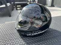 Kask Motocyklowy Czarny S-M Gratis Świece NGK